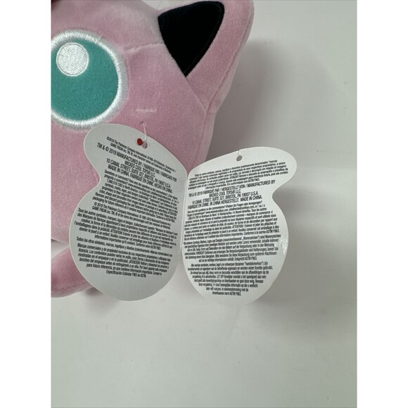 Pokemon Jigglypuff 8-Inch Plush 2019 GameFreak Wicked Cool Toys WCT NEW WITH TAG - Picture 6 of 9
